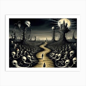 Tormented Paths We Wander Art Print