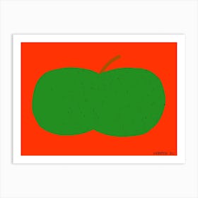 Apple Art Print