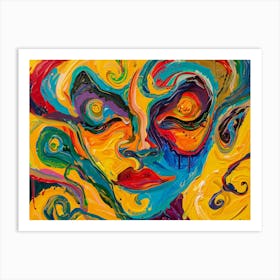 Abstract Painting 1055 Art Print