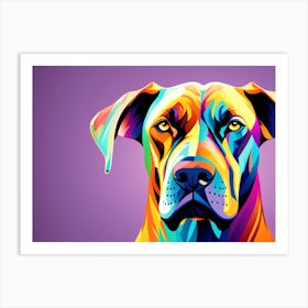 Doberman, colorful dog illustration, dog portrait, animal illustration, digital art, pet art, dog artwork, dog drawing, dog painting, dog wallpaper, dog background, dog lover gift, dog décor, dog poster, dog print, pet, dog, vector art, dog art  Art Print