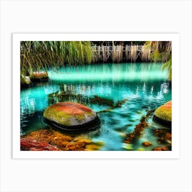 Mossy Pond Art Print