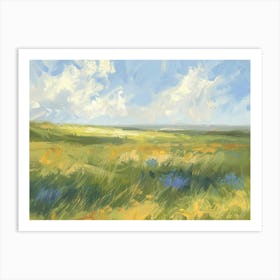 Field Of Yellow 4 Art Print