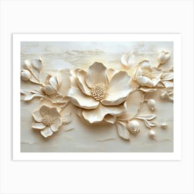 Beautiful 3d Flower 3 Art Print