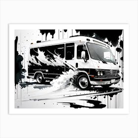 Mercedes Benz Van Art Print