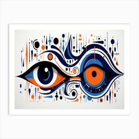 Eye Of The Tiger 4 Art Print