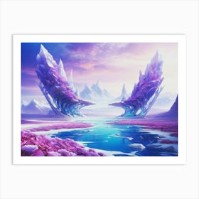 Ice Statues Art Print