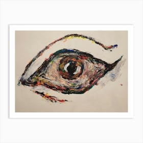 Sharp eye Art Print