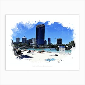 South Bank Parklands, Brisbane, Queensland Art Print