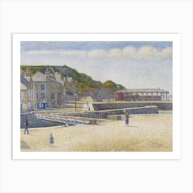 Port En Bessin, Georges Seurat Art Print