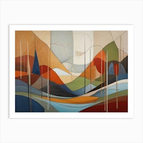 Abstract Landscape 12 Art Print