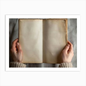 Blank Book (30) Art Print