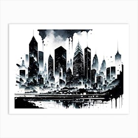 Cityscape 28 Art Print