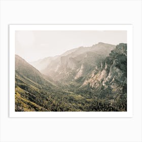 Rustic Mountain Valley Art Print