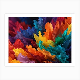 Color Symphony Unfolds Art Print