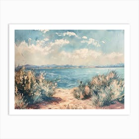 Sand And Water 1 Art Print