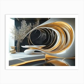 Modern Bathroom Design Art Print