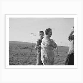 Untitled Photo, Possibly Related To Children Of Floyd Peaches, Near Williston, North Dakota By Russell Lee Art Print