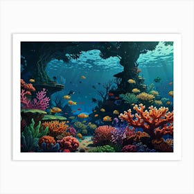 Coral Reef 3 Art Print