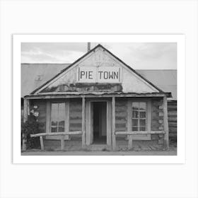 Untitled Photo, Possibly Related To Entrance To Hotel, Pie Town, New Mexico By Russell Lee Art Print