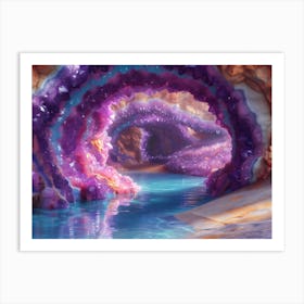 Amethyst Cave Art Print