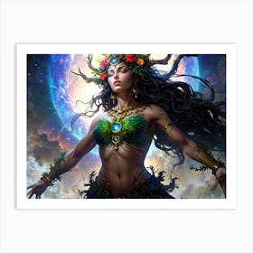 Goddess Of The Forest 1 Art Print