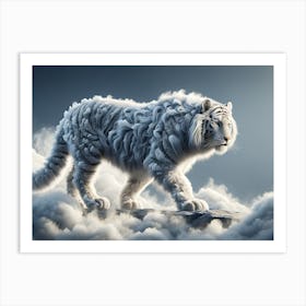 Cloud Tiger Art Print