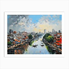 Kolkata City By Sandeep Kumar Art Print