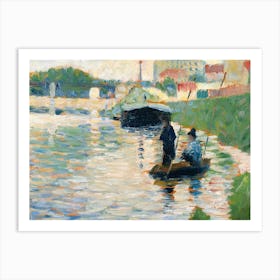 View Of The Seine, Georges Seurat Art Print