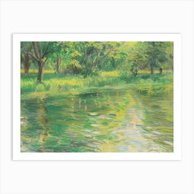 Green Lake Art Print