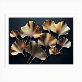 Ginkgo Leaves 3 Art Print