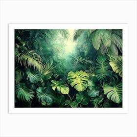 Tropical Jungle 8 Art Print