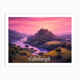 Edinburgh Art Print