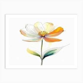 Flower Painting 7 Art Print