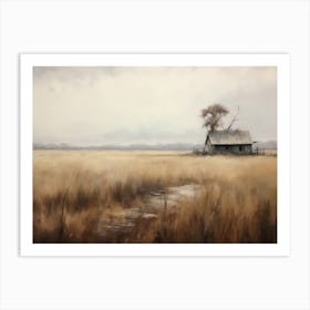 Rustic Country Barn Vintage Art Print