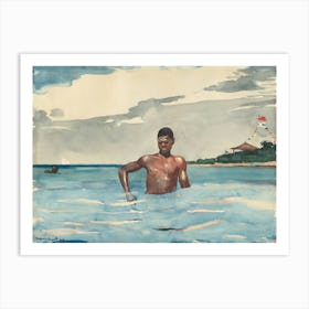 The Bather, Winslow Homer Art Print