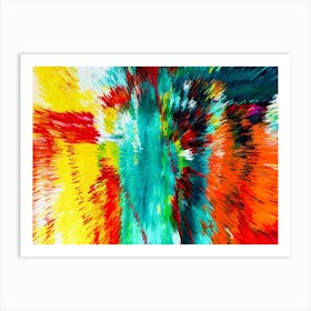 Acrylic Extruded Painting 82 Art Print