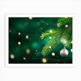 Christmas Tree Background 3 Art Print