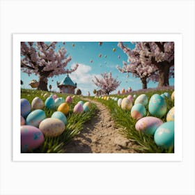 Easter Eggs 8 Art Print