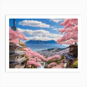 Cherry Blossoms In Japan 9 Art Print