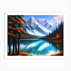 Mountain Lake 48 Art Print