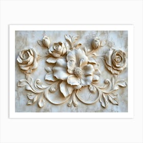 Flower Wall Art 2 Art Print