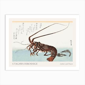 Lobster And Prawn, Utagawa Hiroshige Poster Art Print