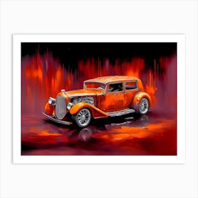 Hot Rod 4 Art Print