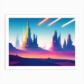 Futuristic City, Futuristic Cityscape, Futuristic City, Futuristic City, Futuristic City, Futuristic City, Futuristic City Art Print