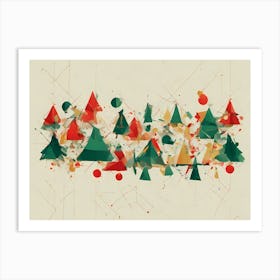 Christmas Trees vector art, Christmas Tree art, Christmas Tree, Christmas vector art, Vector Art, Christmas art, Christmas Art Print