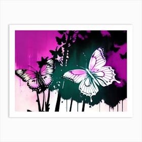 Butterfly Painting 106 Art Print