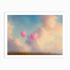 Balloons In The Sky Art Print