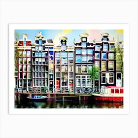 Amsterdam Canals 3 Art Print