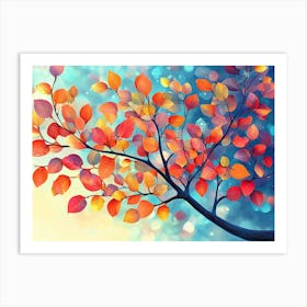 Autumn Leaves 18 Art Print