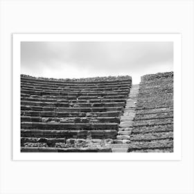 Amphitheatre Steps and Seats - Pompeii Italy Art Print